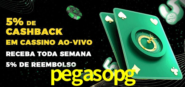 Promoções do cassino ao Vivo pegasopg